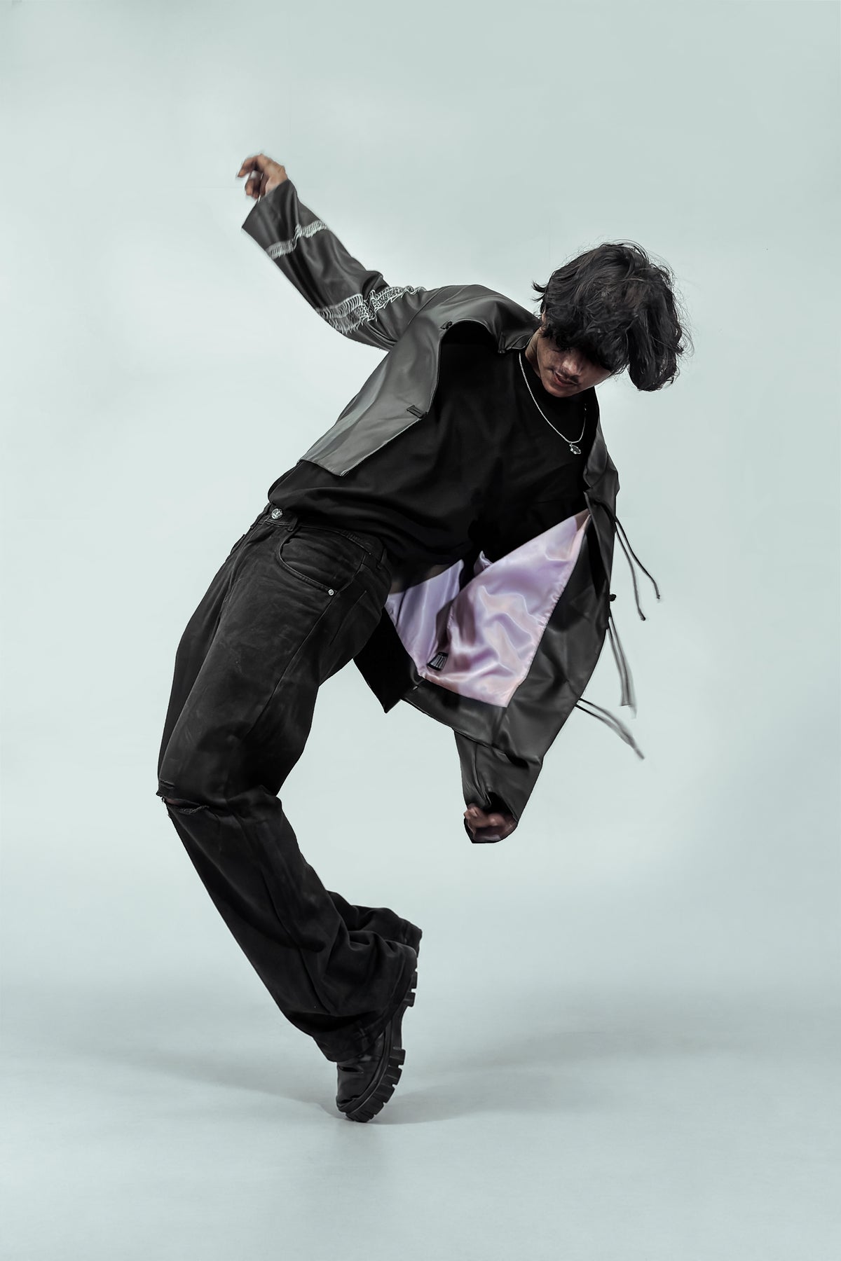 SILENT SAMURAI CHINESE LEATHER JACKET | 1OF1