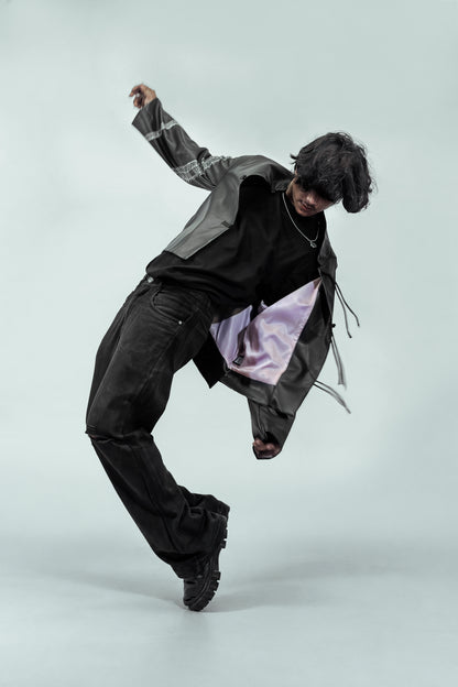 SILENT SAMURAI CHINESE LEATHER JACKET | 1OF1