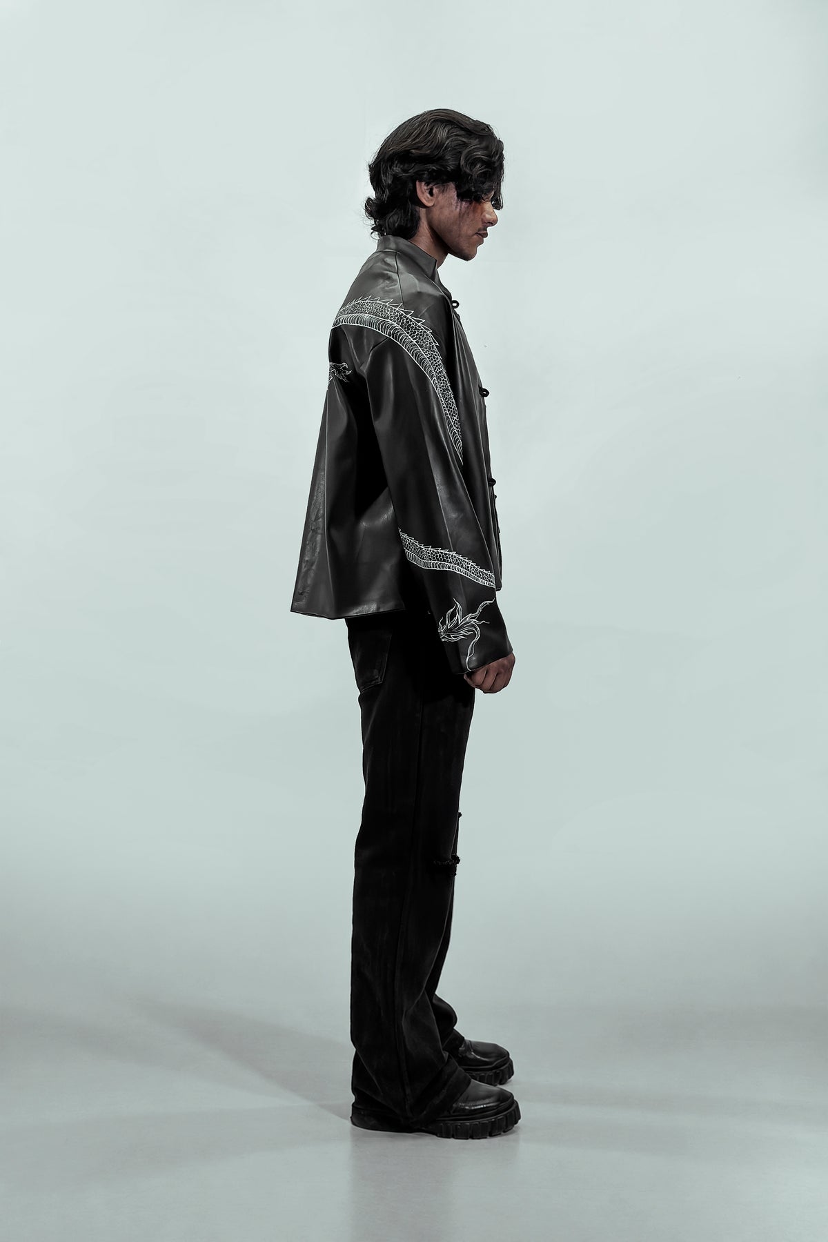 SILENT SAMURAI CHINESE LEATHER JACKET | 1OF1