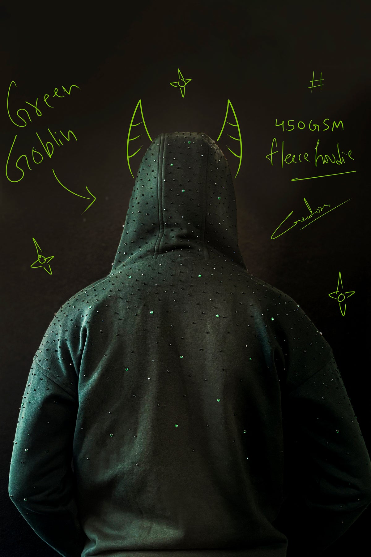 GREEN GOBLIN DESIGNER HOODIE | 1OF1