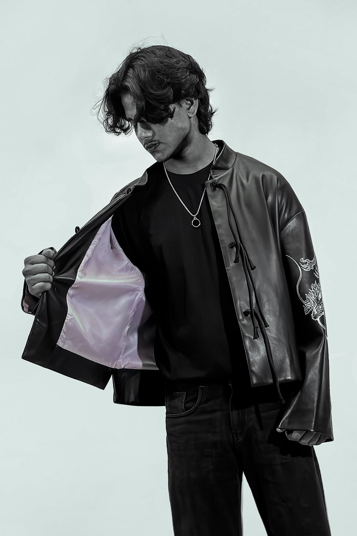 SILENT SAMURAI CHINESE LEATHER JACKET | 1OF1