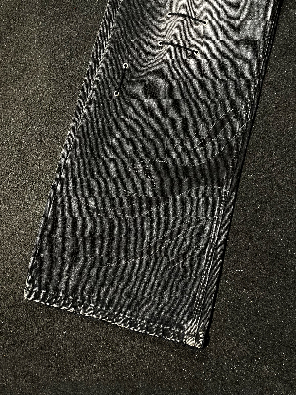 THE GREY SHADER BAGGY JEANS | 1OF1