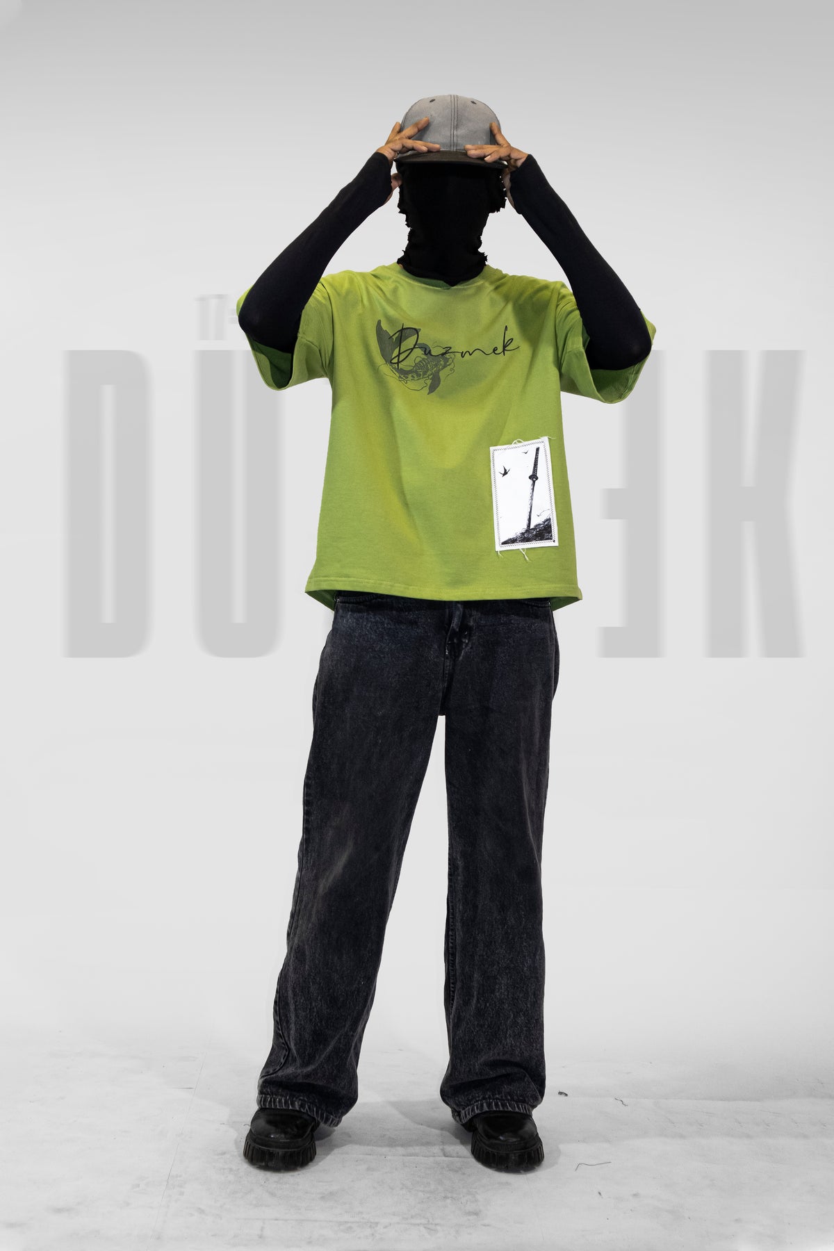GREEN OCTOPUS BAGGY TEE | UNISEX