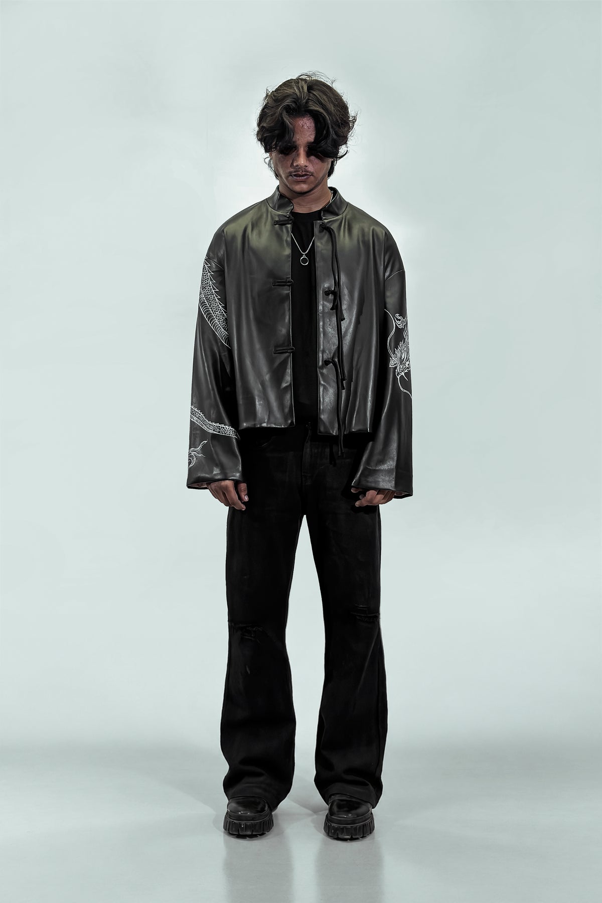 SILENT SAMURAI CHINESE LEATHER JACKET | 1OF1
