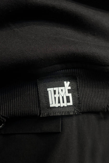 BLACK WALKER BAGGY GOTHIC HOODIE | 1OF1