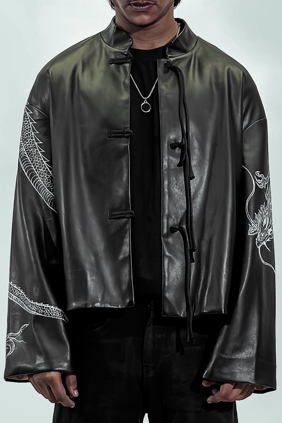 SILENT SAMURAI CHINESE LEATHER JACKET | 1OF1