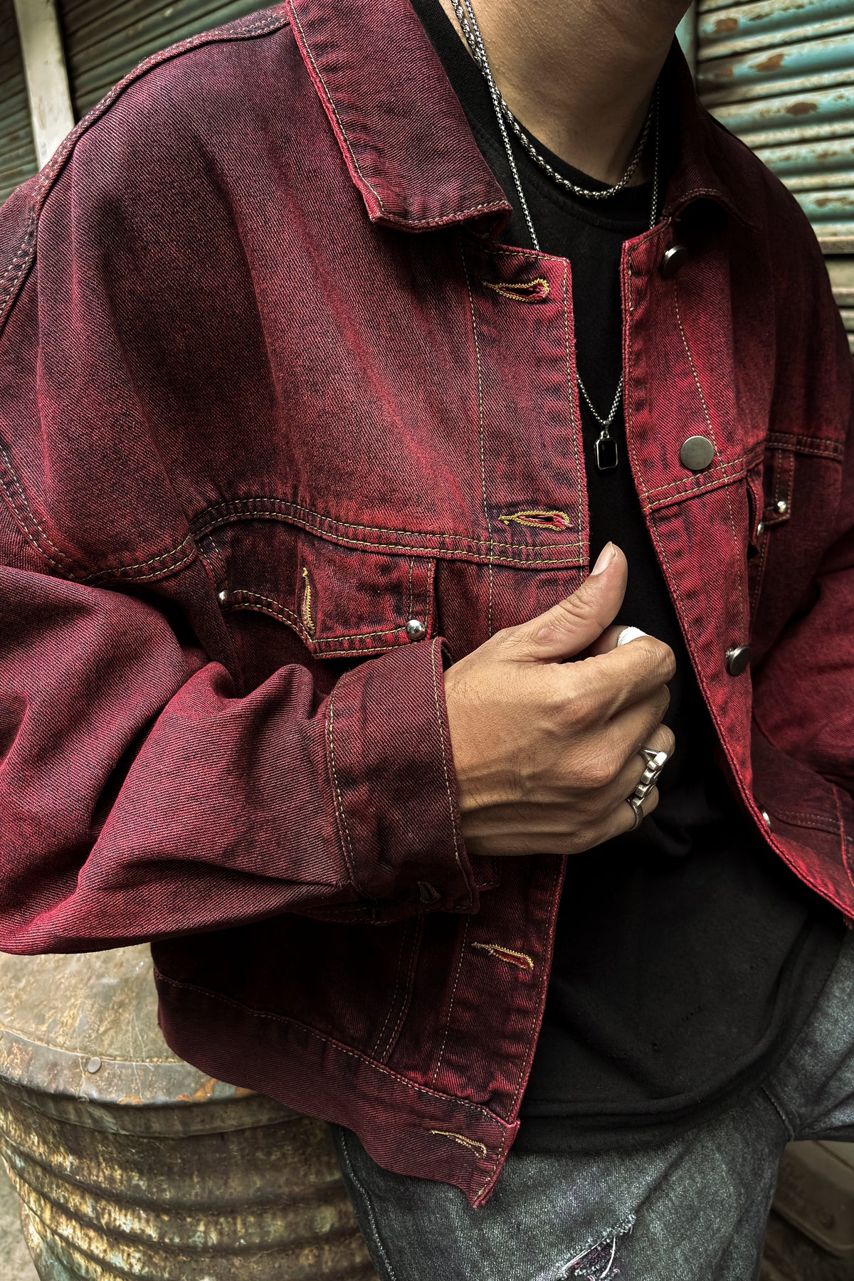 SCARLET DENIM JACKET | 1OF1